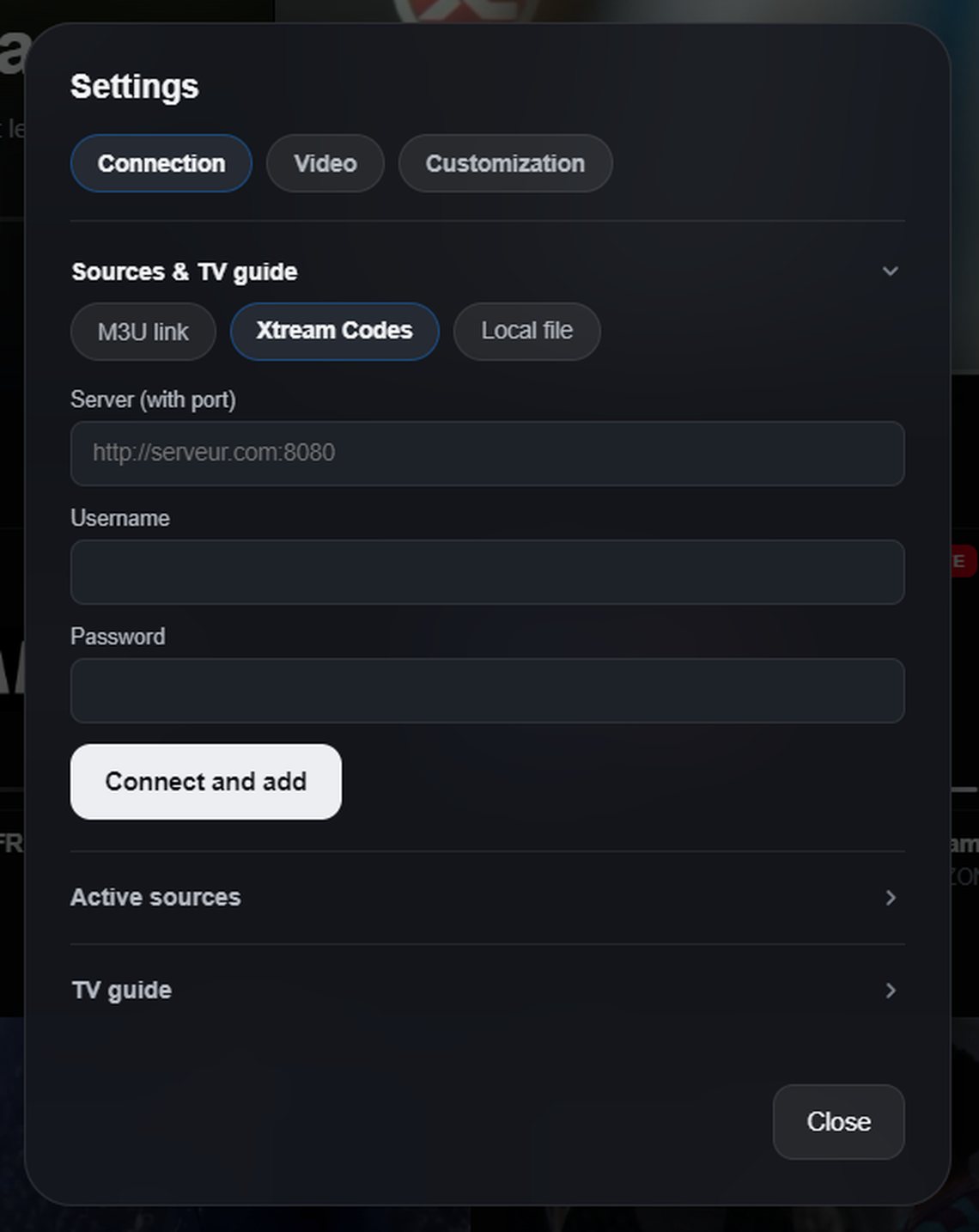 CDS TV — Sources