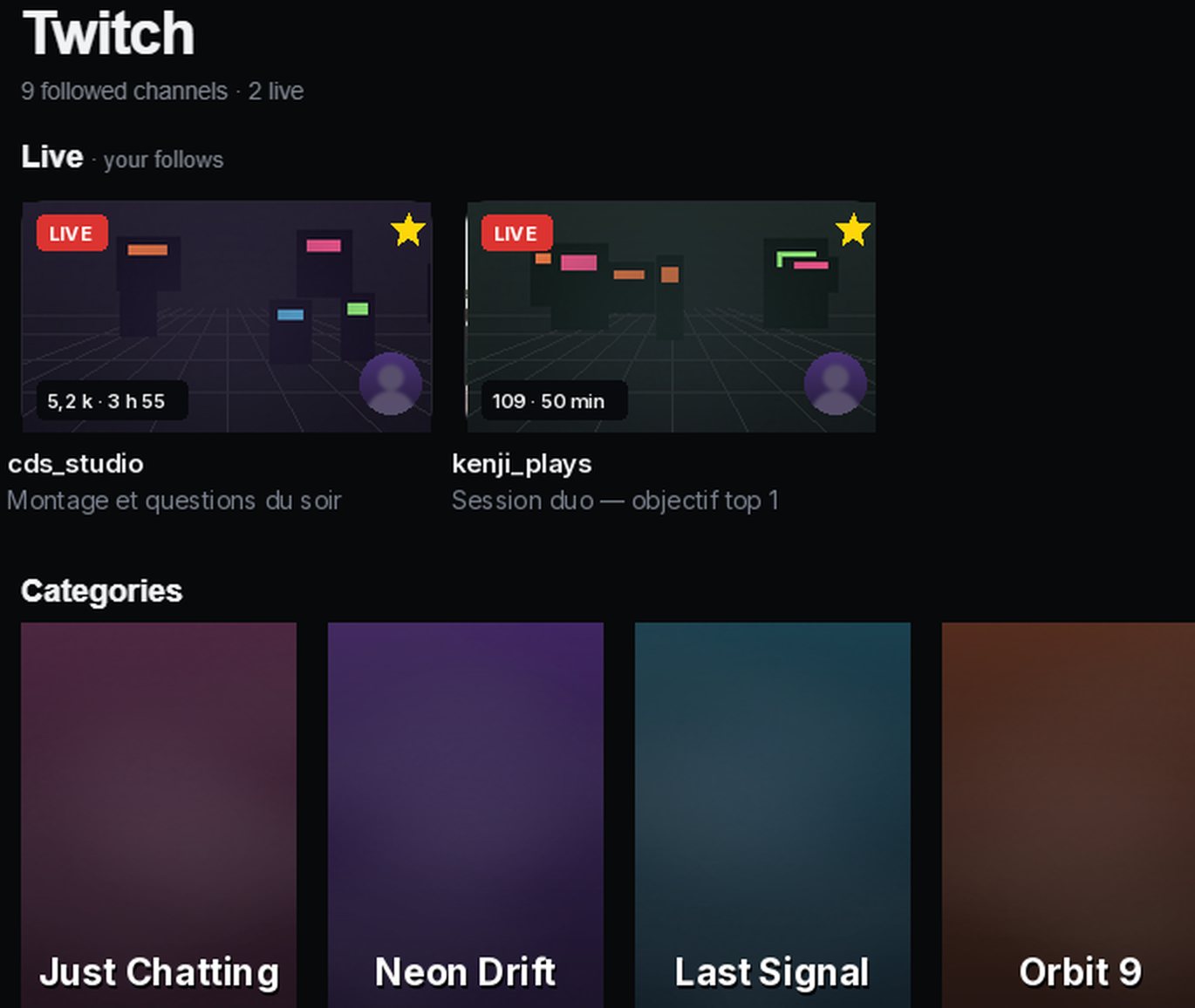 CDS TV — Twitch